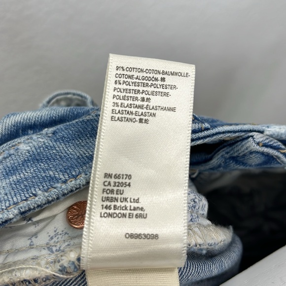 Free People X We The Free Curvy Vintage High Rise‎ Short size 25 - Picture 4 of 9